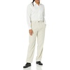 Amazon Essentials Men’s Classic-Fit Pleated Dress Pants (Available in Big & Tall)(Stone)