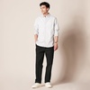 Amazon Essentials Men’s Classic-Fit Wrinkle-Resistant Pleated Chino Pant (Available in Big & Tall)(Black)