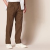 Amazon Essentials Men’s Classic-Fit Wrinkle-Resistant Pleated Chino Pant (Available in Big & Tall)(Brown)