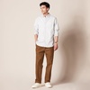 Amazon Essentials Men’s Classic-Fit Wrinkle-Resistant Pleated Chino Pant (Available in Big & Tall)(Dark Khaki Brown)