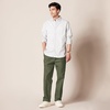 Amazon Essentials Men’s Classic-Fit Wrinkle-Resistant Pleated Chino Pant (Available in Big & Tall)(Dark Olive)