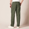 Amazon Essentials Men’s Classic-Fit Wrinkle-Resistant Pleated Chino Pant (Available in Big & Tall)(Dark Olive)
