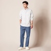 Amazon Essentials Men’s Classic-Fit Wrinkle-Resistant Pleated Chino Pant (Available in Big & Tall)(Indigo)