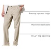 Amazon Essentials Men’s Classic-Fit Wrinkle-Resistant Pleated Chino Pant (Available in Big & Tall)(Khaki Beige)