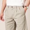 Amazon Essentials Men’s Classic-Fit Wrinkle-Resistant Pleated Chino Pant (Available in Big & Tall)(Khaki Beige)