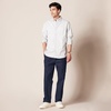 Amazon Essentials Men’s Classic-Fit Wrinkle-Resistant Pleated Chino Pant (Available in Big & Tall)(Navy)