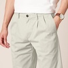 Amazon Essentials Men’s Classic-Fit Wrinkle-Resistant Pleated Chino Pant (Available in Big & Tall)(Stone)