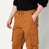 Amazon Essentials Men’s Drawstring-Waist Regular-Fit Cargo Jogger(Caramel)