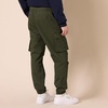 Amazon Essentials Men’s Drawstring-Waist Regular-Fit Cargo Jogger(Dark Olive)