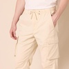 Amazon Essentials Men’s Drawstring-Waist Regular-Fit Cargo Jogger(Light Beige)