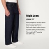 Amazon Essentials Men’s Heavyweight Denim Rigid Loose Fit Jeans, 5 Pocket, Generously Proportioned(Rinse)