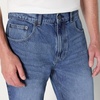 Amazon Essentials Men’s Heavyweight Denim Rigid Loose Fit Jeans, 5 Pocket, Generously Proportioned(Tinted Medium Blue)