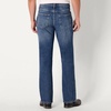 Amazon Essentials Men’s Heavyweight Denim Straight-Fit Bootcut Jeans with 5 Pocket Styling, Zip Fly, Stretch(Stone Medium Wash)