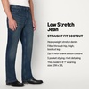 Amazon Essentials Men’s Heavyweight Denim Straight-Fit Bootcut Jeans with 5 Pocket Styling, Zip Fly, Stretch(Tinted Dark Wash)