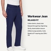 Amazon Essentials Men’s Heavyweight Rigid Relaxed-Fit Workwear Carpenter Jeans with Pockets(Dark Navy)