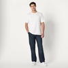 Amazon Essentials Men’s Heavyweight Rigid Relaxed-Fit Workwear Carpenter Jeans with Pockets(Tinted Dark Wash)