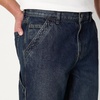 Amazon Essentials Men’s Heavyweight Rigid Relaxed-Fit Workwear Carpenter Jeans with Pockets(Tinted Dark Wash)