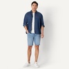 Amazon Essentials Men’s Heavyweight Stretch Straight-Fit Jean Shorts, Mid Rise, 9″ Inseam(Authentic Medium Wash)