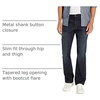 Amazon Essentials Mens Jeans, Slim Fit Stretch, Bootcut – Discontinued Colors(Dark Denim)