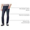 Amazon Essentials Mens Jeans, Slim Fit Stretch, Bootcut – Discontinued Colors(Dark Wash)