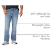 Amazon Essentials Mens Jeans, Slim Fit Stretch, Bootcut – Discontinued Colors(Light Wash)