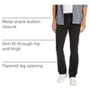 Amazon Essentials Mens Jeans, Slim Fit Stretch, Bootcut – Discontinued Colors(Washed Black)