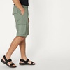 Amazon Essentials Men’s Loose-Fit 11″ Long Cargo Shorts(Dark Olive)