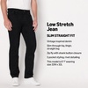 Amazon Essentials Men’s Low Stretch Slim Straight Denim Jeans, Vintage Inspired(Black)