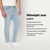 Amazon Essentials Men’s Low Stretch Slim-Fit Jean, Tapered Leg, Vintage Inspired Midweight Denim(Iced Light Wash)