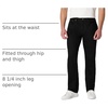 Amazon Essentials Men’s Low Stretch Straight-Fit Jeans(Black-heavyweight)
