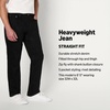 Amazon Essentials Men’s Low Stretch Straight-Fit Jeans(Black-heavyweight)