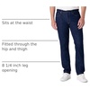 Amazon Essentials Men’s Low Stretch Straight-Fit Jeans(Rinse)