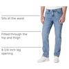 Amazon Essentials Men’s Low Stretch Straight-Fit Jeans(Tinted Light Wash)