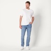 Amazon Essentials Men’s Low Stretch Straight-Fit Jeans(Tinted Light Wash)