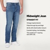Amazon Essentials Men’s Low Stretch Straight-Fit Jeans(Tinted Medium Blue)