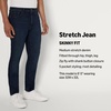 Amazon Essentials Men’s Medium Stretch Skinny-Fit Jeans(Tinted Dark Wash)