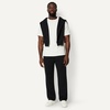 Amazon Essentials Men’s Regular-Fit Soft Cotton Open-Hem Sweatpants(Black)