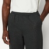Amazon Essentials Men’s Regular-Fit Soft Cotton Open-Hem Sweatpants(Charcoal Heather)