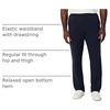 Amazon Essentials Men’s Regular-Fit Soft Cotton Open-Hem Sweatpants(Navy)