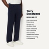 Amazon Essentials Men’s Regular-Fit Soft Cotton Open-Hem Sweatpants(Navy)