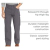 Amazon Essentials Men’s Relaxed-Fit Carpenter Utility Pants with Tool Pockets – Discontinued Colors(Grey)