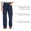 Amazon Essentials Men’s Relaxed-Fit Carpenter Utility Pants with Tool Pockets – Discontinued Colors(Navy)