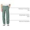 Amazon Essentials Men’s Relaxed-Fit Cotton Chino Pant(Dark Sage Green)