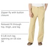 Amazon Essentials Men’s Relaxed-Fit Cotton Chino Pant(Tan)