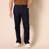 Amazon Essentials Men’s Relaxed-Fit Workwear Carpenter Jean with Comfort Stretch(Dark Wash)