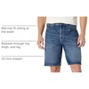 Amazon Essentials Men’s Rigid Relaxed-Fit Jean Shorts(Stone Medium Wash)