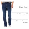 Amazon Essentials Men’s Skinny-Fit Comfort Stretch Denim Jeans – Discontinued Colors(Sanded Indigo)