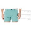 Amazon Essentials Men’s Slim-Fit 5″ Lightweight Comfort Stretch Oxford Cotton Shorts(Aqua Green)