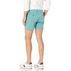 Amazon Essentials Men’s Slim-Fit 5″ Lightweight Comfort Stretch Oxford Cotton Shorts(Aqua Green)