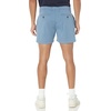 Amazon Essentials Men’s Slim-Fit 5″ Lightweight Comfort Stretch Oxford Cotton Shorts(Blue)